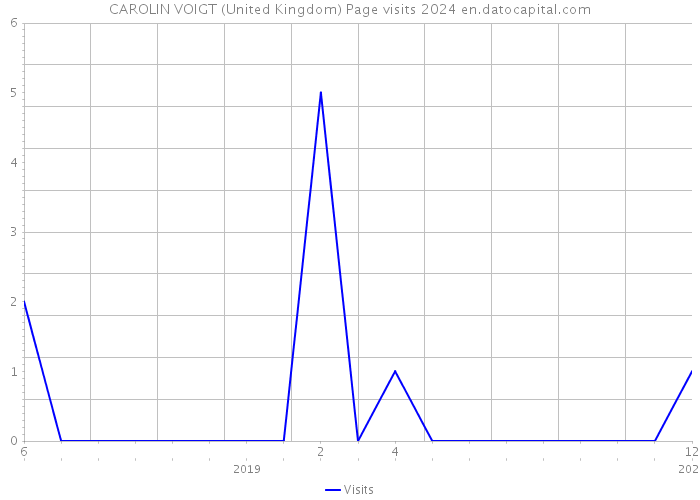 CAROLIN VOIGT (United Kingdom) Page visits 2024 