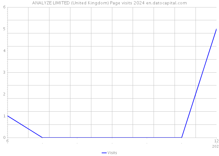 ANALYZE LIMITED (United Kingdom) Page visits 2024 