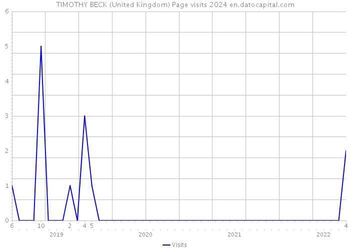 TIMOTHY BECK (United Kingdom) Page visits 2024 