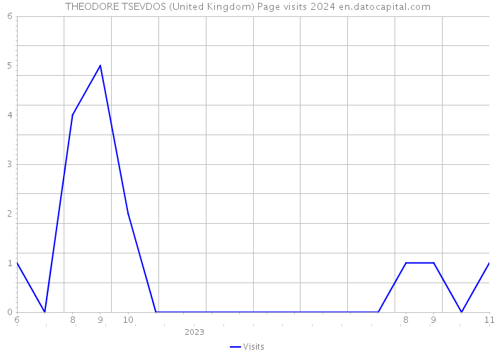 THEODORE TSEVDOS (United Kingdom) Page visits 2024 