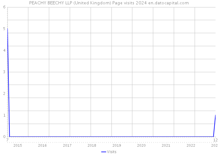PEACHY BEECHY LLP (United Kingdom) Page visits 2024 
