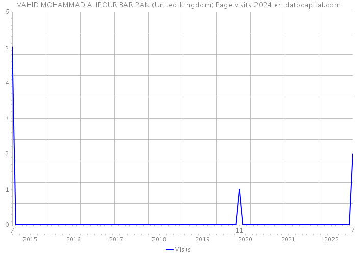 VAHID MOHAMMAD ALIPOUR BARIRAN (United Kingdom) Page visits 2024 