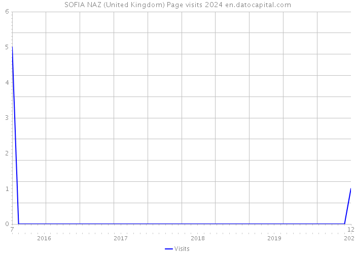 SOFIA NAZ (United Kingdom) Page visits 2024 