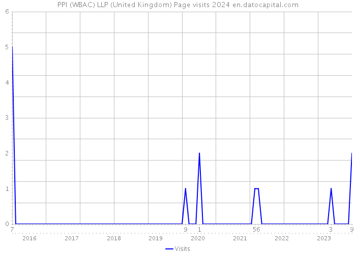 PPI (WBAC) LLP (United Kingdom) Page visits 2024 