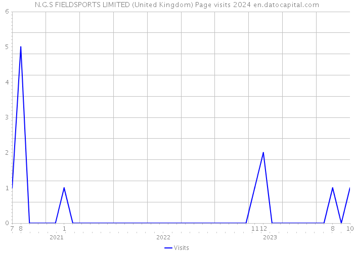 N.G.S FIELDSPORTS LIMITED (United Kingdom) Page visits 2024 
