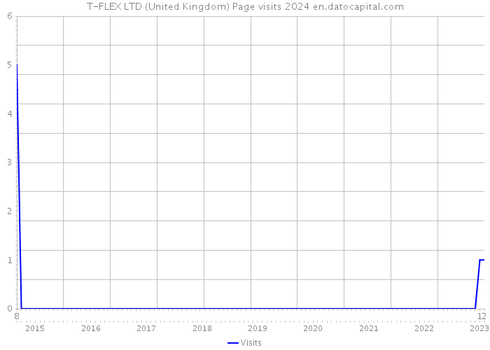 T-FLEX LTD (United Kingdom) Page visits 2024 