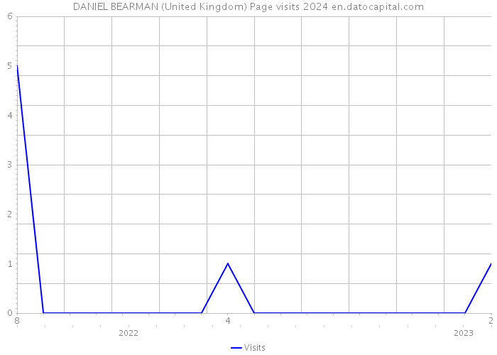 DANIEL BEARMAN (United Kingdom) Page visits 2024 