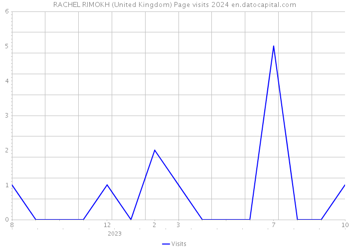 RACHEL RIMOKH (United Kingdom) Page visits 2024 