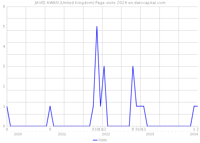 JAVID AWAN (United Kingdom) Page visits 2024 
