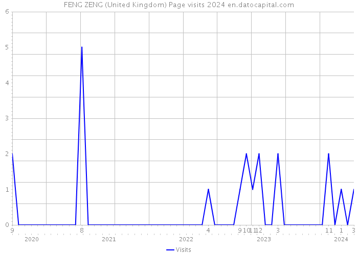 FENG ZENG (United Kingdom) Page visits 2024 
