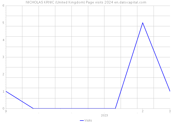 NICHOLAS KRNIC (United Kingdom) Page visits 2024 