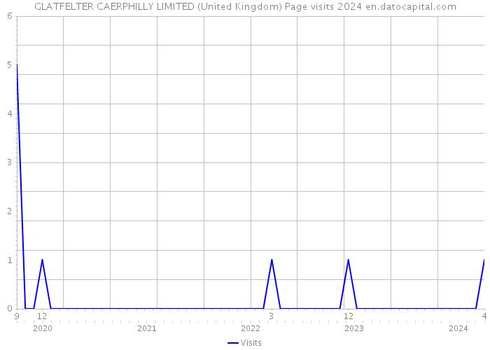 GLATFELTER CAERPHILLY LIMITED (United Kingdom) Page visits 2024 