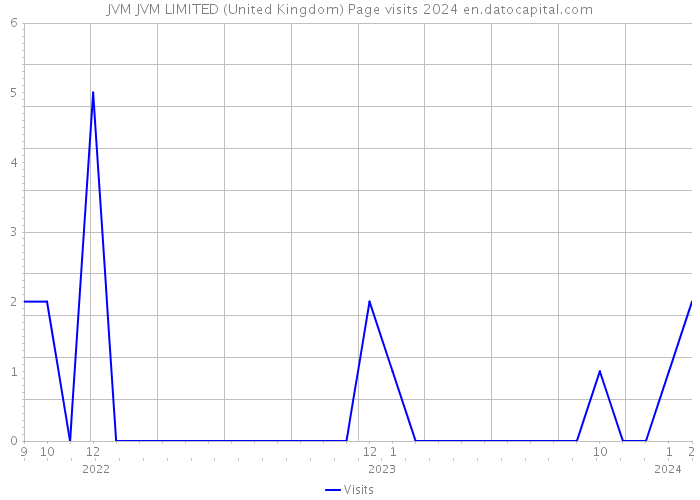 JVM JVM LIMITED (United Kingdom) Page visits 2024 