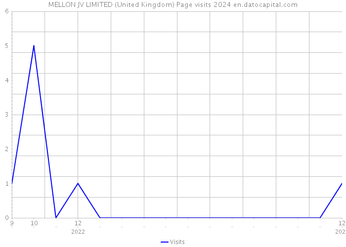 MELLON JV LIMITED (United Kingdom) Page visits 2024 