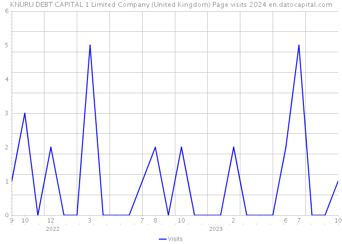 KNURU DEBT CAPITAL 1 Limited Company (United Kingdom) Page visits 2024 