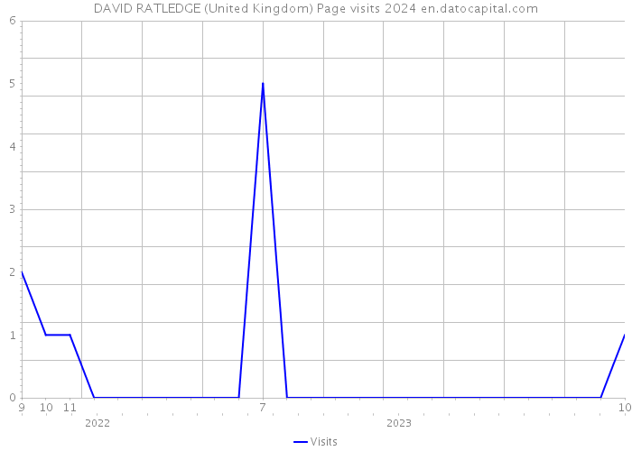 DAVID RATLEDGE (United Kingdom) Page visits 2024 