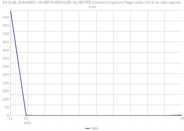 RAQUEL SUMMERS XAVIER RODRIGUES SILVESTRE (United Kingdom) Page visits 2024 