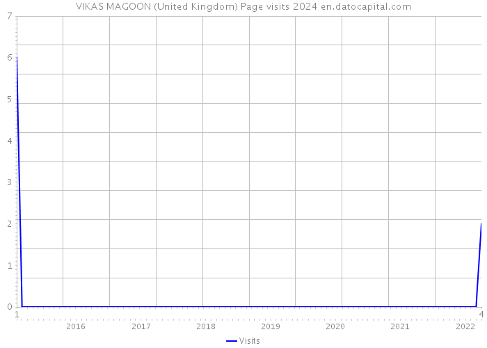 VIKAS MAGOON (United Kingdom) Page visits 2024 
