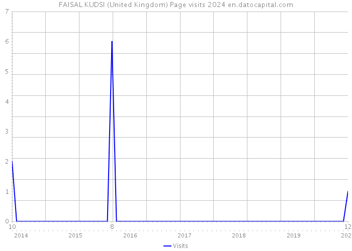 FAISAL KUDSI (United Kingdom) Page visits 2024 