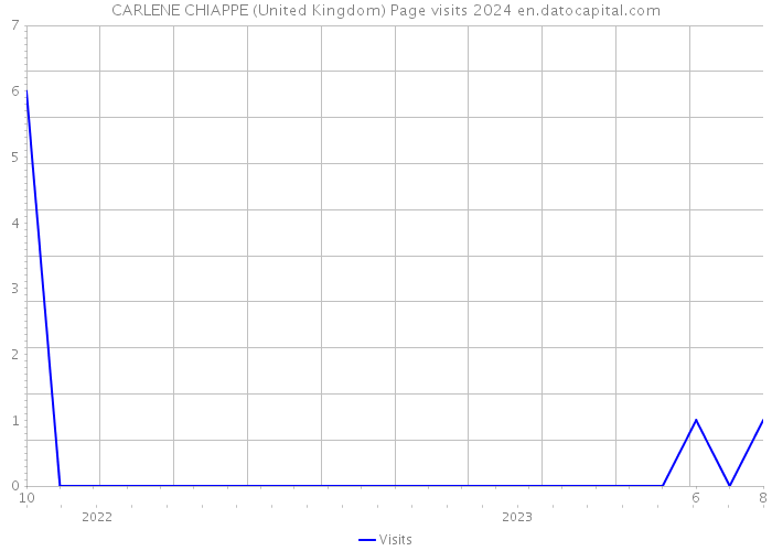 CARLENE CHIAPPE (United Kingdom) Page visits 2024 