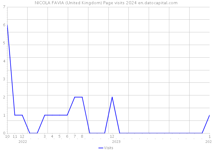 NICOLA FAVIA (United Kingdom) Page visits 2024 