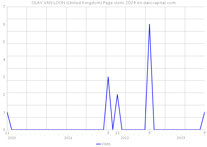 OLAV VAN LOON (United Kingdom) Page visits 2024 