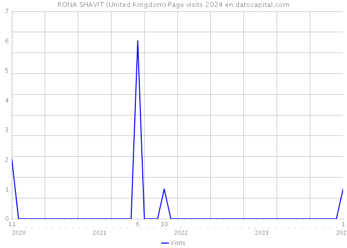 RONA SHAVIT (United Kingdom) Page visits 2024 