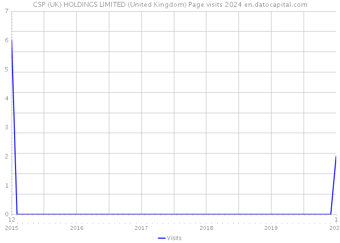 CSP (UK) HOLDINGS LIMITED (United Kingdom) Page visits 2024 