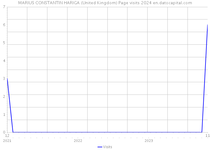 MARIUS CONSTANTIN HARIGA (United Kingdom) Page visits 2024 