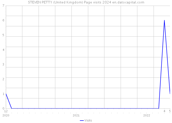 STEVEN PETTY (United Kingdom) Page visits 2024 