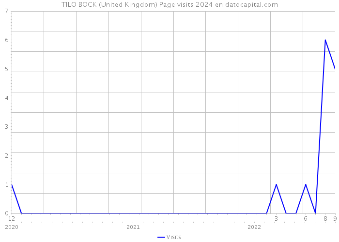 TILO BOCK (United Kingdom) Page visits 2024 