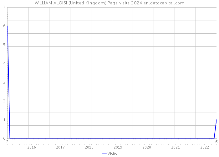 WILLIAM ALOISI (United Kingdom) Page visits 2024 
