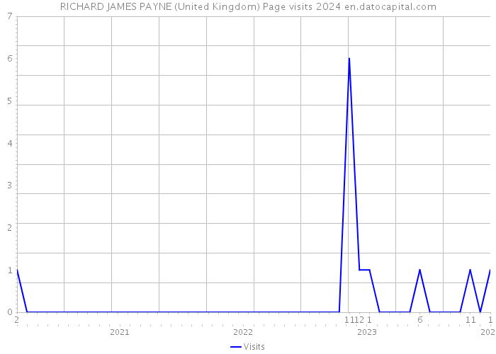 RICHARD JAMES PAYNE (United Kingdom) Page visits 2024 