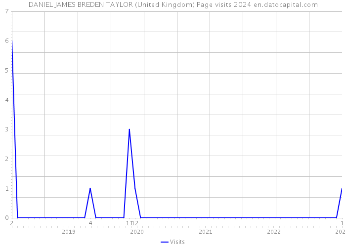 DANIEL JAMES BREDEN TAYLOR (United Kingdom) Page visits 2024 