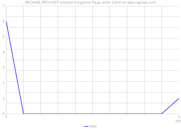 MICHAEL PROVOST (United Kingdom) Page visits 2024 