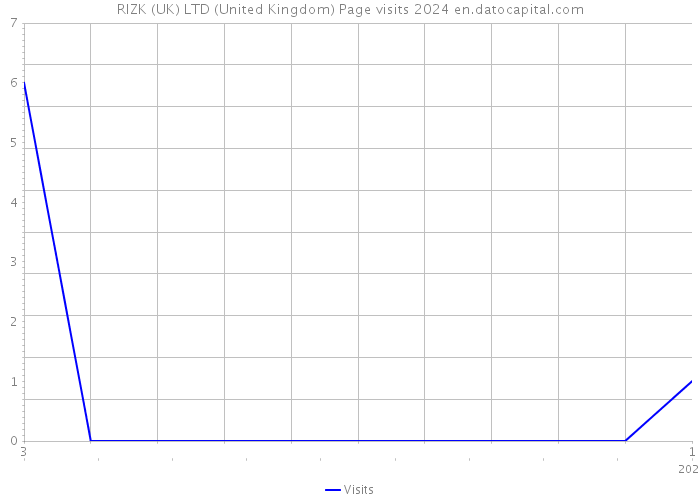 RIZK (UK) LTD (United Kingdom) Page visits 2024 