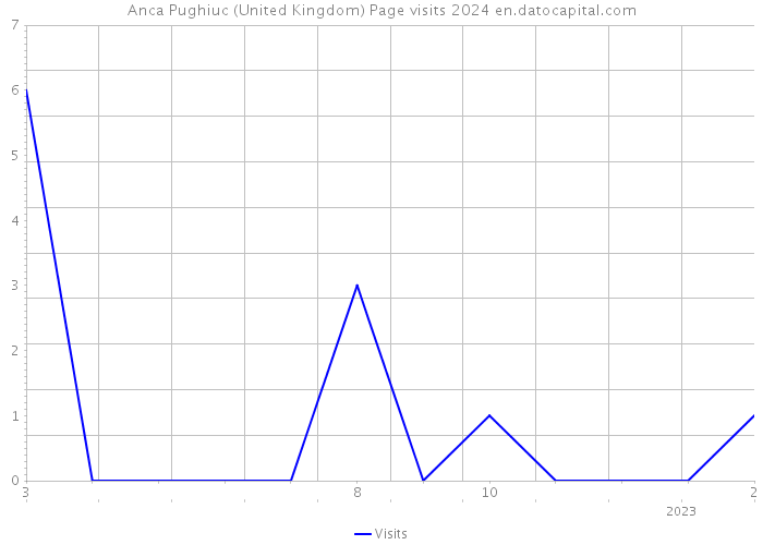 Anca Pughiuc (United Kingdom) Page visits 2024 