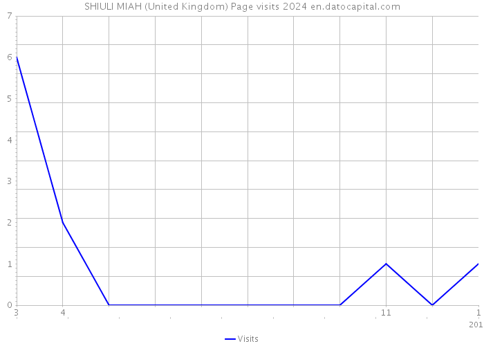 SHIULI MIAH (United Kingdom) Page visits 2024 