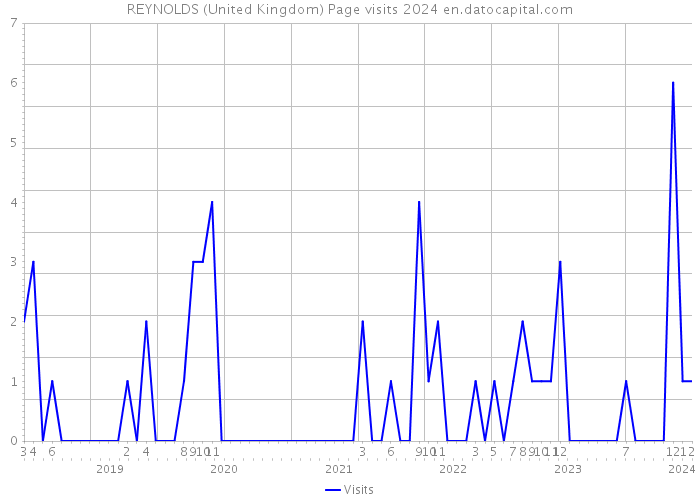 REYNOLDS (United Kingdom) Page visits 2024 