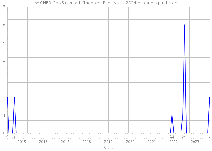 WICHER GANS (United Kingdom) Page visits 2024 