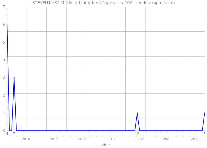 STEVEN KASSIM (United Kingdom) Page visits 2024 