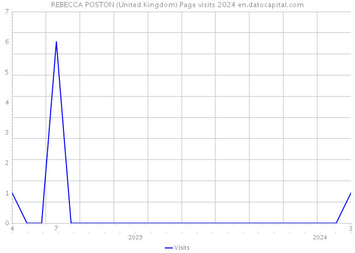 REBECCA POSTON (United Kingdom) Page visits 2024 