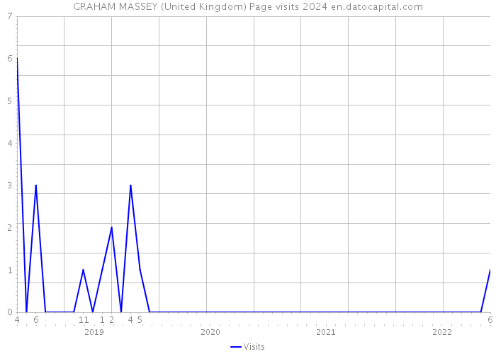 GRAHAM MASSEY (United Kingdom) Page visits 2024 