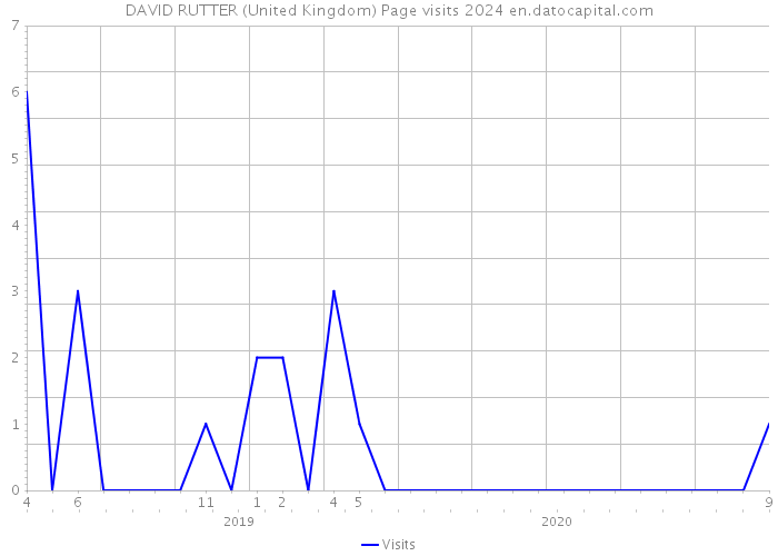 DAVID RUTTER (United Kingdom) Page visits 2024 