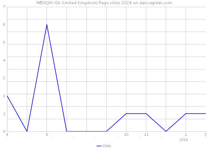 WENQIN XIA (United Kingdom) Page visits 2024 