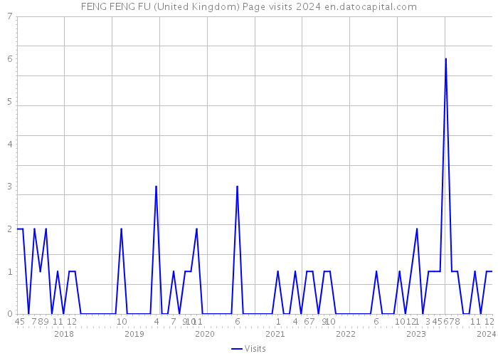 FENG FENG FU (United Kingdom) Page visits 2024 