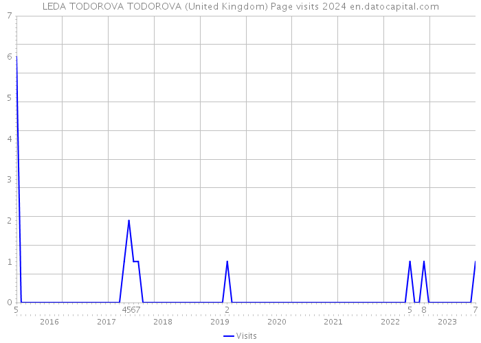 LEDA TODOROVA TODOROVA (United Kingdom) Page visits 2024 