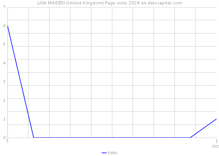 LISA MAIDEN (United Kingdom) Page visits 2024 