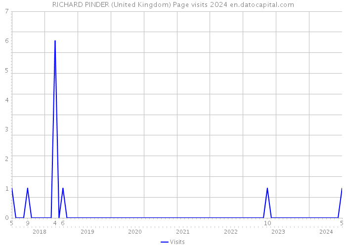 RICHARD PINDER (United Kingdom) Page visits 2024 