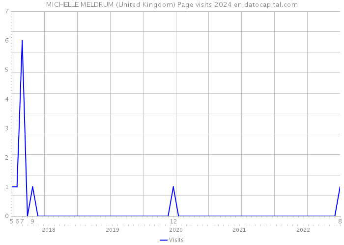 MICHELLE MELDRUM (United Kingdom) Page visits 2024 